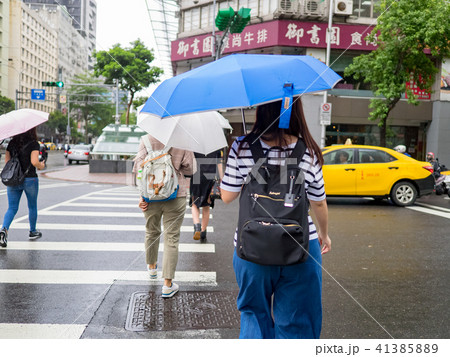 台湾 雨の日 台北 41385889