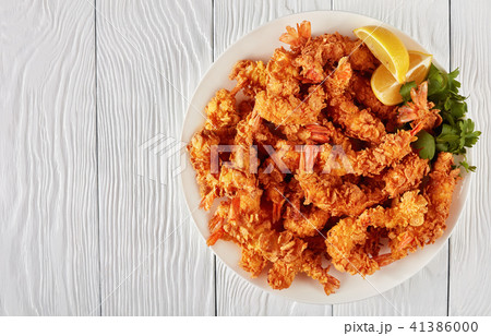 corn flakes breaded deep fried shrimps corn flakes breaded deep fried shrimps 41386000