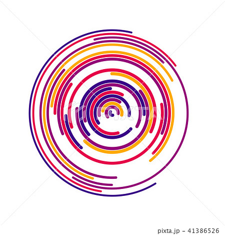 Bright color abstract background in minimalist style made from colorful circles. Business concept Bright color abstract background in minimalist style made from colorful circles. Business concept 41386526