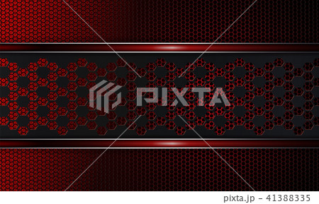 Geometric as a grille dark red background, with a patterned frame and with a red edging. Geometric as a grille dark red background, with a patterned frame and with a red edging. 41388335