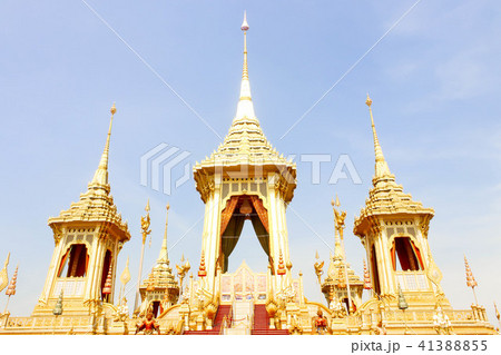 Closeup of Golden of Royal Crematorium for King Closeup of Golden of Royal Crematorium for King 41388855