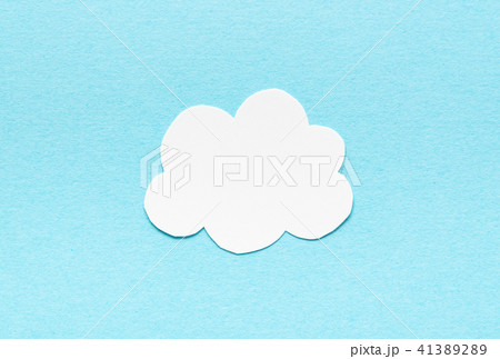 曇り　天気マーク　天気予報　雲 41389289