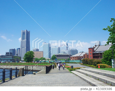 【神奈川県・2017年5月】　みなとみらい　都市風景 41389386