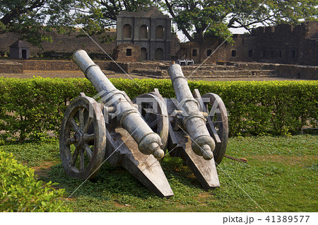 Old cannon, Kittur fort complex, Karnataka 41389577