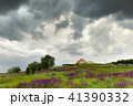 Storm clouds above a village 41390332