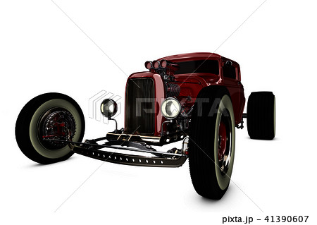 Hot Rod 3D render 41390607