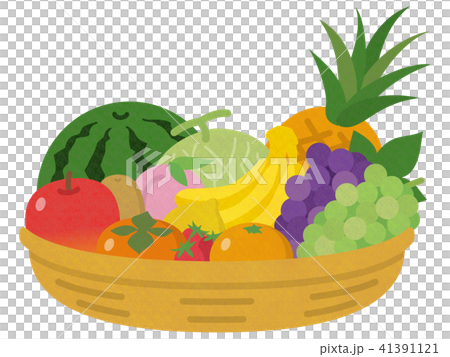 Fruits served in the basket 41391121