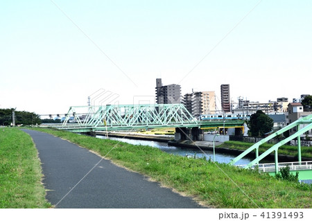 新河岸川 京浜東北線荒川橋梁 41391493