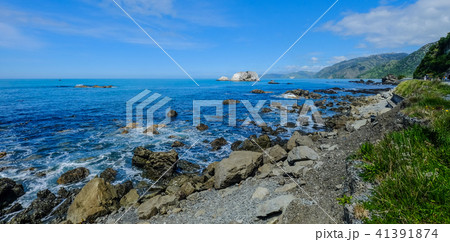 Seascape of South Island, New Zealand Seascape of South Island, New Zealand 41391874