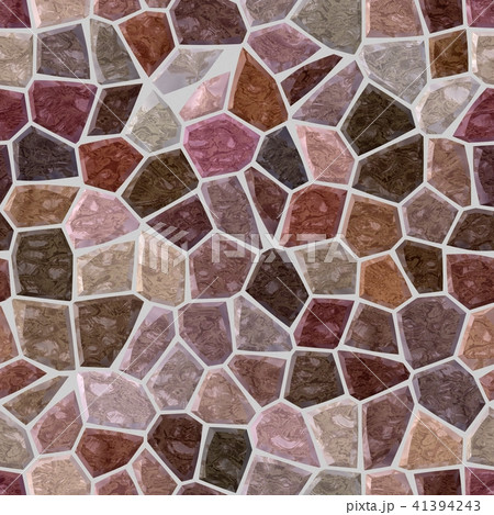marble mosaic seamless background old pink maroon 41394243