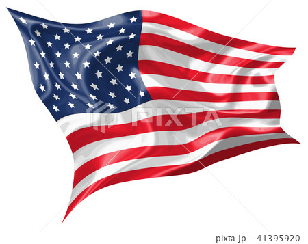 国旗 米国 のイラスト素材