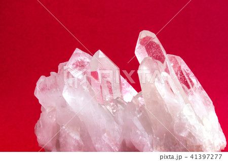 水晶クラスター 41397277