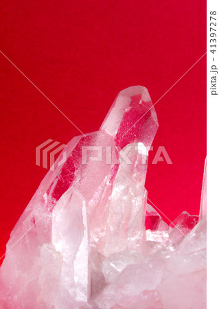 水晶クラスター 41397278