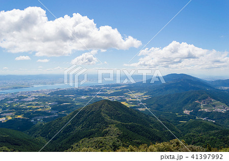 滋賀　権現山からの眺望　琵琶湖 41397992
