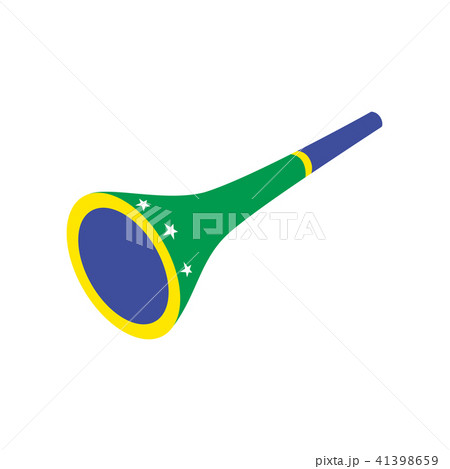 Vuvuzela trumpet icon, isometric 3d style Vuvuzela trumpet icon, isometric 3d style 41398659