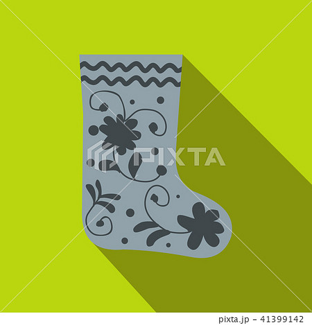 Russian traditional winter felt boots icon Russian traditional winter felt boots icon 41399142