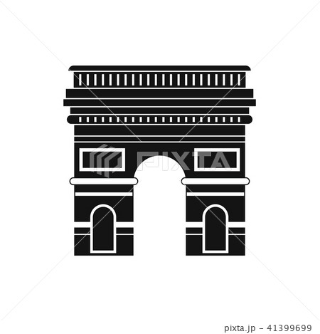 Triumphal arch icon, simple style Triumphal arch icon, simple style 41399699