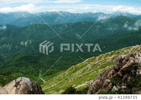 至仏山　山頂への道　夏7月　奥日光、上州の山々 41399735