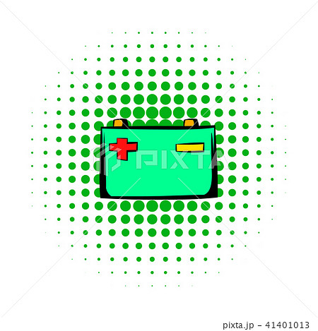 Car battery comics icon 41401013