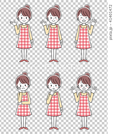 年輕女士們設置 41401472