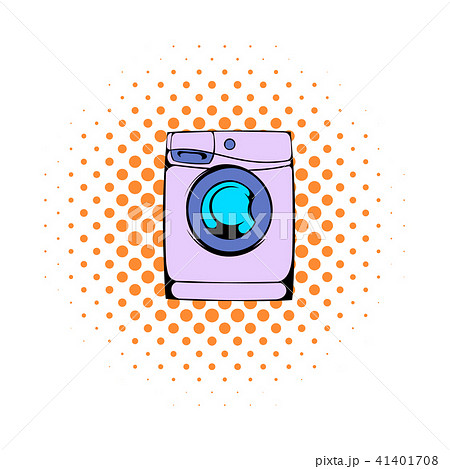 Washing machine comics icon 41401708