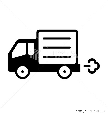 トラック 運搬 配送 配達 アイコンのイラスト素材