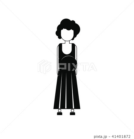 Pregnant woman icon Pregnant woman icon 41401872