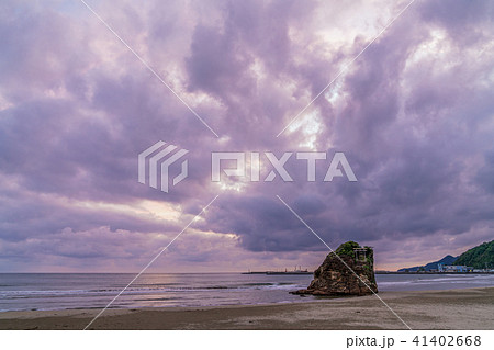 稲佐の浜の夕景 41402668