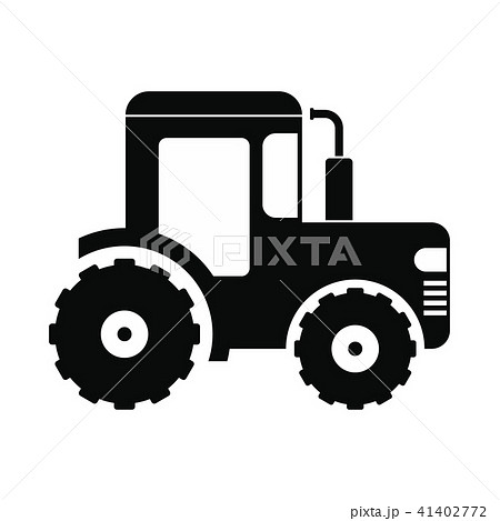 Tractor icon black Tractor icon black 41402772