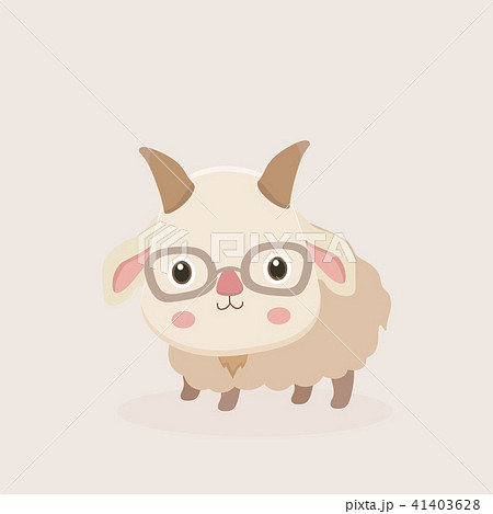 Vector illustration of Goat Cartoon. 41403628