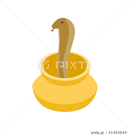 Cobra snake coming out of a jug icon Cobra snake coming out of a jug icon 41405044