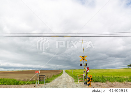 東丘通り踏切　北海道 41406918