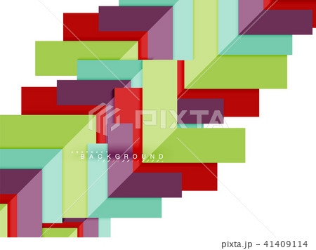 Multicolored abstract geometric shapes, geometry background for web banner 41409114