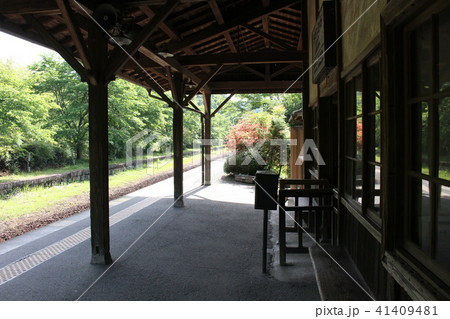 嘉例川駅 古い駅舎 肥薩線 鹿児島県 嘉例川駅 古い駅舎 肥薩線 鹿児島県 41409481