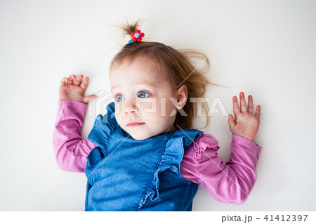 The pretty baby girl 41412397