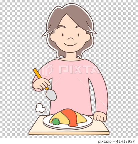 Mom _ omelet rice 41412957