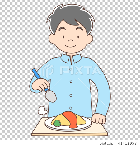 Dad _ omelet rice 41412958