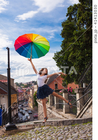 Girl with umbrella Girl with umbrella 41413030