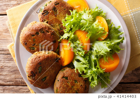 Tuna Patties with potatoes and spices 41414403