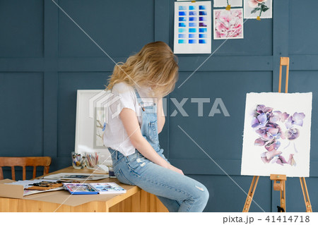 art hobby floral design drawing flower watercolor art hobby floral design drawing flower watercolor 41414718