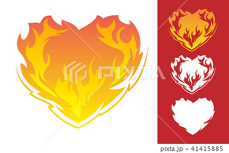 Burning Heart iconのイラスト素材 [41415885] - PIXTA