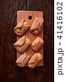 Cookies with Cottage cheese baked in oven 41416102