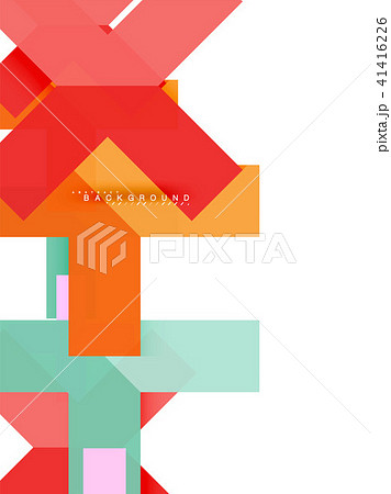 Multicolored abstract geometric shapes, geometry background for web banner Multicolored abstract geometric shapes, geometry background for web banner 41416226