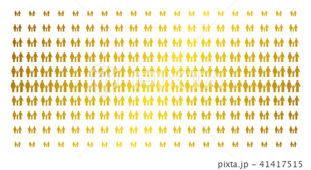 Family Child Golden Halftone Matrix 41417515