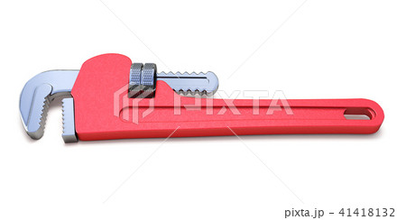 Pipe wrench 3D 41418132