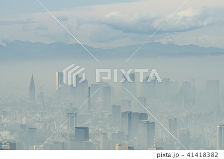 モヤに包まれる東京 41418382