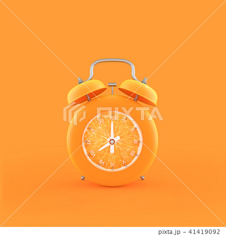 Orange alarm clock Orange alarm clock 41419092
