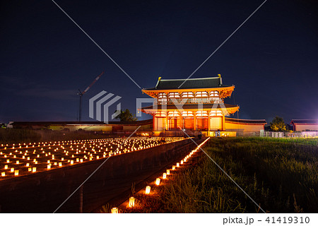 奈良 天平たなばた祭り~平城京天平祭・夏~ 朱雀門 奈良 天平たなばた祭り~平城京天平祭・夏~ 朱雀門 41419310