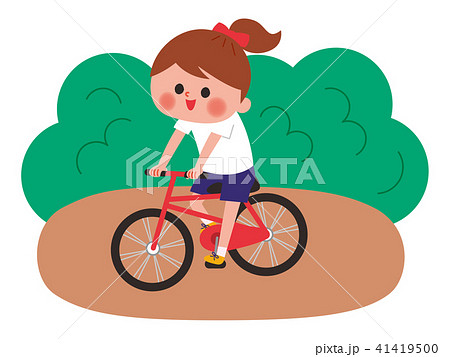 サイクリング 女の子 41419500