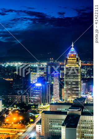 panoramic urban city skyline in Taipei 101, Taiwan panoramic urban city skyline in Taipei 101, Taiwan 41422111